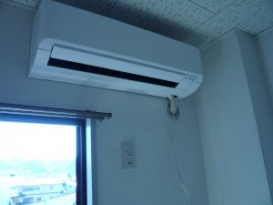 エアコン取付工事　名古屋市北区　施工事例　内機取付
