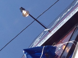 看板灯電源工事 施工後 北名古屋市