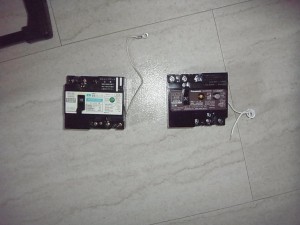 愛知県名古屋市港区にて、漏電遮断器への取替工事を行いました。