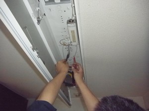 愛知県にて、照明器具不良 スイッチ取替工事を致しました。