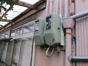 愛知県にて、低圧電力契約、電気容量減設工事を致しました。