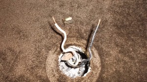 名古屋市にて、床アップコンセント、フロアコンセント取替電気工事を致しました。