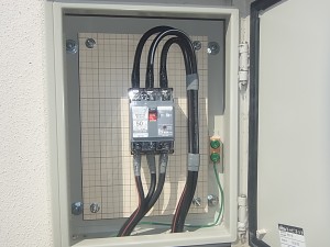 名古屋市にて、容量増設、ブレーカー取替電気工事を致しました。