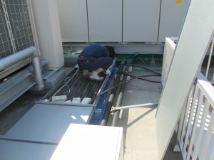 愛知県にて、井水ろ過装置制御盤へ配管、配線電気工事を行いました。