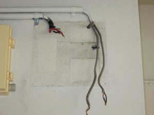 名古屋市のテナントにて、分電盤切り替え、ブレーカー取替電気工事を行いました。