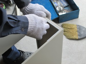 名古屋市港区にて、店舗の分電盤組み込み制作を行いました。