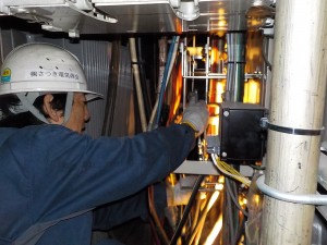 名古屋市北区にて、リフト充電器用コンセント設置工事を致しました。