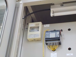 愛知県江南にて、高圧設備キュービクル内、漏電火災警報器取替電気工事を行いました。