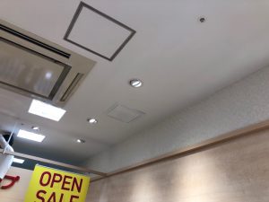 愛知県稲沢市にて、店舗の照明増設、配線工事、ユニバーサルダウンライト増設電気工事を致しました。