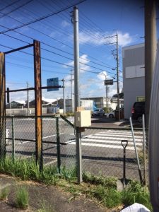 愛知県みよし市にて仮設電源用電気ポール設置電気工事を致しました。