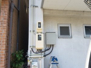 愛知県名古屋市千種区のマンションにて、引込口配線配管の電気工事を行いました。