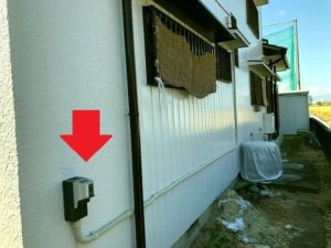愛知県稲沢市にて、電気自動車用の住宅用EVコンセント設置の電気工事を行いました。
