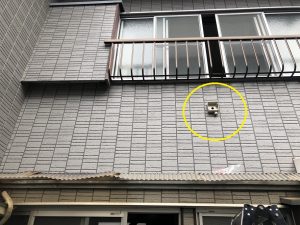 愛知県名古屋市瑞穂区の戸建住宅にて、インターネット接続用の空配管設置工事を行いました。