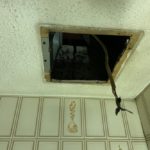 愛知県名古屋市中区の飲食店にて、換気扇の取替電気工事を行いました。