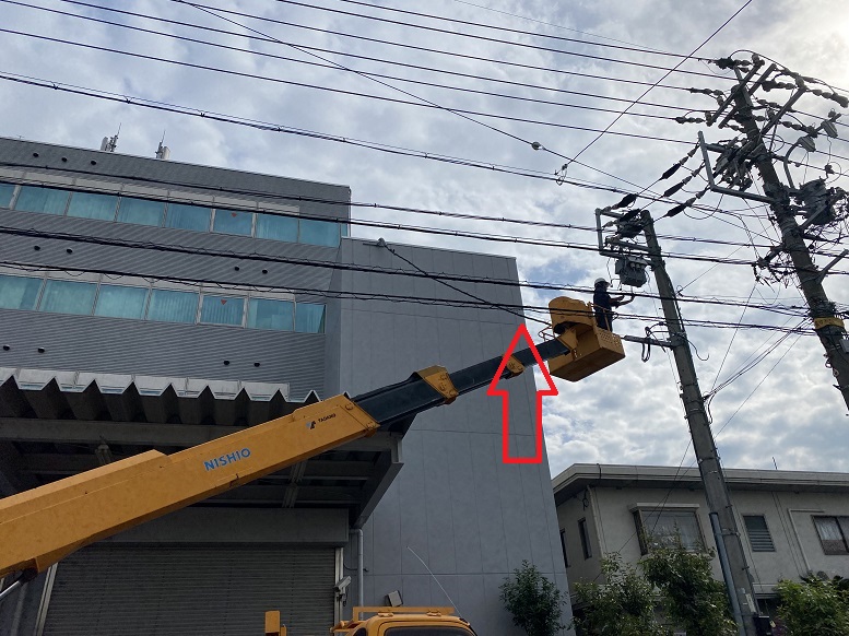 名古屋市西区の小売業会社様の社屋にて、設備更新の電気工事を行いました。
