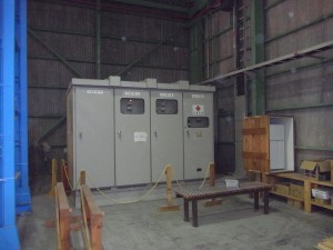 名古屋市の工場いて、高圧設備 キュービクル改修 電気工事のご依頼をいただきました。