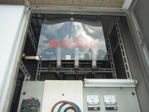 名古屋市の工場いて、高圧設備 キュービクル改修 電気工事のご依頼をいただきました。