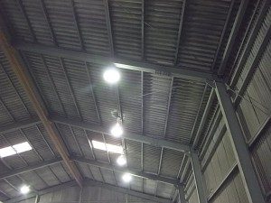 名古屋市の工場にて、水銀灯照明増設電気工事のご依頼をいただきました。