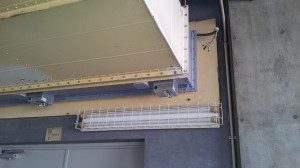 愛知県の工場にて、電気制御式ファイヤーダンパーの取替 機器接続工事のご依頼をいただきました。