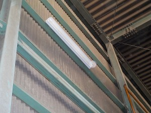 愛知県内の工場にて、パナソニック LED照明器具取付工事のご依頼をいただきました。