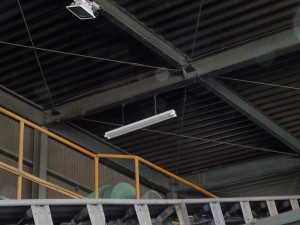 愛知県内の工場にて、パナソニック LED照明器具取付工事のご依頼をいただきました。