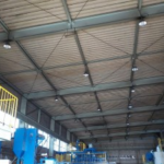 愛知県の工場にて、水銀灯照明からLED照明へ 照明取替工事のご依頼をいただきました。