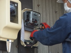 愛知県にて、電力量計(メーター)取付工事のご依頼をいただきました。