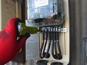愛知県にて、電力量計(メーター)取付工事のご依頼をいただきました。