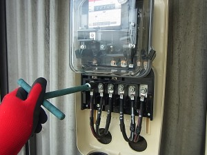 愛知県にて、電力量計(メーター)取付工事のご依頼をいただきました。