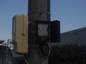 愛知県にて、柱上取付 SOG(高圧交流気中負荷開閉器)取替工事のご依頼をいただきました。