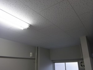 名古屋市のオフィスにて、照明器具増設 配線電気工事のご依頼をいただきました。