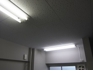 名古屋市のオフィスにて、照明器具増設 配線電気工事のご依頼をいただきました。