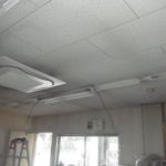 名古屋市の事務所にて、逆富士型 照明器具取替電気工事のご依頼を頂きました。