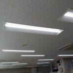 愛知県の事務所にて、LED照明器具取替電気工事を致しました。